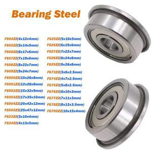 미니 소형어처 플랜지 딥 그루브 볼 베어링 금속 차폐 F604ZZ -