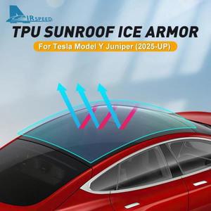 TPU Ice Armor Tesla Model Y Juniper 2025 단열 자동차 PPF 액세서리 용 프리 컷 선 보호 필름