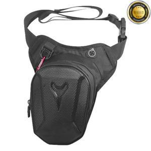 홈피쉬 오토바이 레그 사이드 백 EVA 하드 쉘 아웃도어 캐주얼 웨이스트 모터바이크 휴대폰 지갑 힙 범 팩