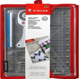 싱어 로터리 커터 커팅 매트 아크릴 자 등으로 초보자와 성인을 위한 재봉 키트 퀼트 배우기