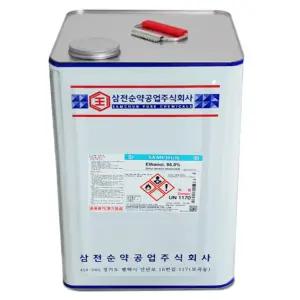 삼전순약 삼전 에탄올(에틸알코올) 95% 18L캔 시약 공업용