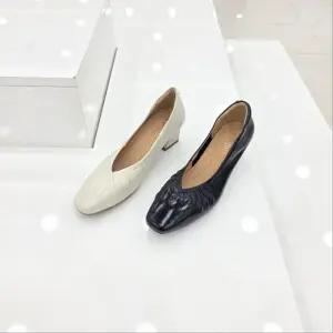 [탠디]by미셸 x26015 소가죽 소재 4cm굽 기본패턴 여성 펌프스 구두 cc1_CC