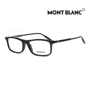 명품 안경테 MB0086OA 001 스퀘어 뿔테 아시안핏 여자 남자 안경