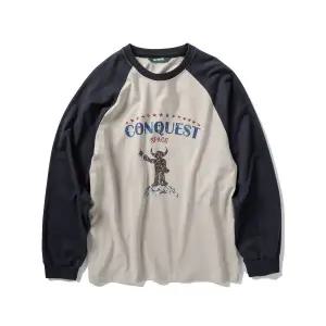 SUPERSUB 스페이스 에일리언 래글런 긴팔티 - 그레이네이비 SUBSS25026GYNV 958953