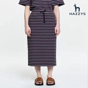 [롯데백화점]헤지스레이디스 [26SS][SET-UP] 피케 스트라이프 밴딩 스커트 HSSK6B322