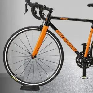 [셀러에이드]앞바퀴 받침 실내 고정 자전거 수평 안전 거치대 타원형