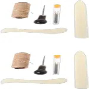 새로운 11피스 제본 키트 스타터 도구 세트 폴더 종이 재봉 초보자용 실 린넨