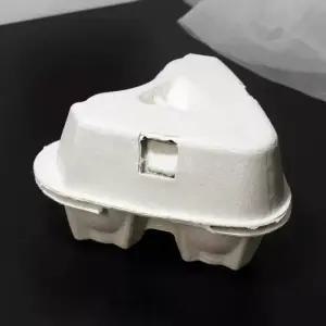 달걀 3구 선물상자 아이보리 10개입 부활절 에그 포장 종이 계란판 펄프 포장박스