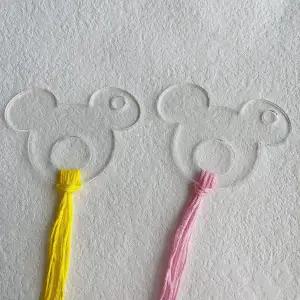 치실 드롭 보빈 20개 세트 실 홀더 정리함 크로스 스티치 자수 보관함 클리어