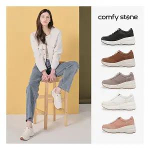 출근룩 [컴피스톤][컴피스톤] 천연가죽 클라우드 스니커즈