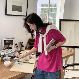 [하프클럽/셀러허브]라운드넥 기본면티 라운드 루즈핏 면티 11컬러