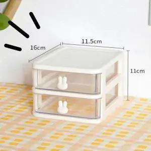 [하프클럽/셀러허브]서랍함 탁상용 수납정리 2단서랍 2단