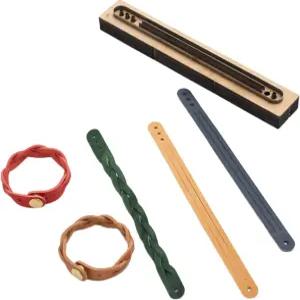 하라야 가죽 커팅 다이 스크랩북 엠보싱 나무 커터 공예 도구 팔찌 장신구 제작