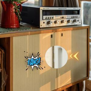 1 시트 가구 범퍼 투명 실리콘 접착식 패드 캐비닛 서랍 벽 보호 버퍼 도어