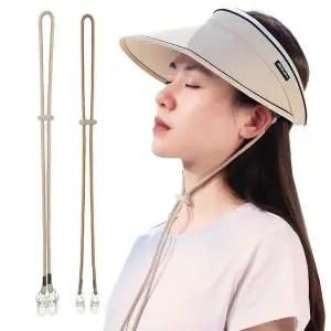[콩심팥심]장만 다용도 고리집게 모자끈 페도라 야구모 썬캡 모자줄 밴드