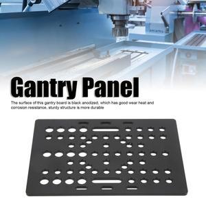 갠트리 플레이트 알루미늄 블랙 아노다이징 된 보드 기어 성형 기계용 고강도 교체품