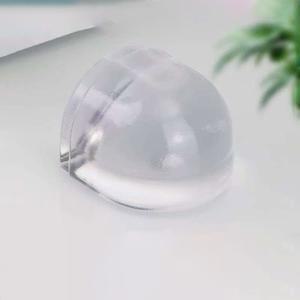 바닥 도어 스톱 무타공 샤워 자가 접착 고무 벽 보호대 가정용 가구 유리 거울에