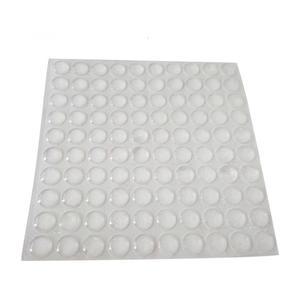 새로운 자가 접착 댐퍼 버퍼 투명 원형 도어 실리콘 캐비닛 범퍼