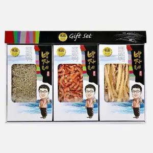 VB E6A9W7R6 3종 건어물세트 볶음멸치 두절새우 황태채