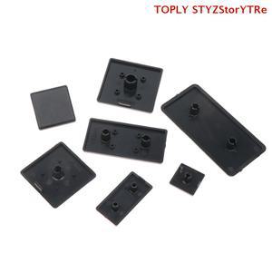 EU 알루미늄 프로파일용 검정색 플라스틱 엔드 캡 커버 플레이트 10개 세트 3030 3060 4040 4080 4545와 호환 가능