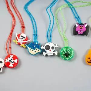 조카용할로윈악세사리 빛목걸이장난감 4개세트