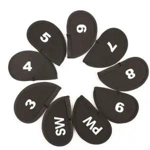 9피스 아이언 헤드 보호 세트 골프용품 커버 세트