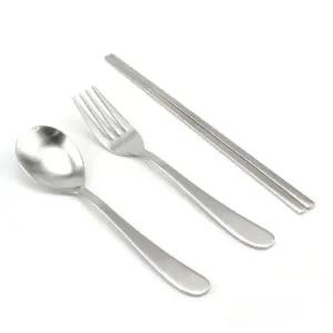 유치원 어린이집 스푼 포크 젓가락 세트 돌아기수저 자기주도이유식