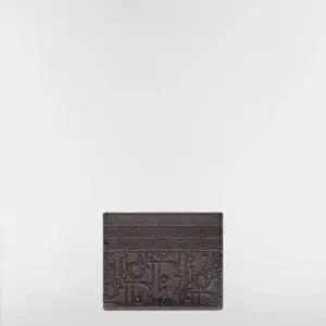 MUST IT_디올 카드 지갑 - 브라운 Dior Gravity Vintage 가죽