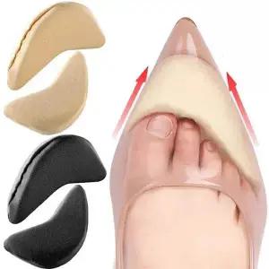 앞발 쿠션 깔창 2P 무색 스폰지 패드 소재 하이힐용