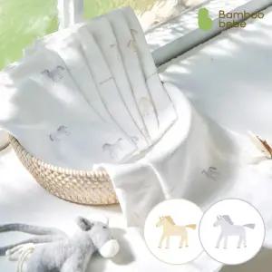 [밤부베베]스테이블엠보손수건_부드러운말랑이(6장)