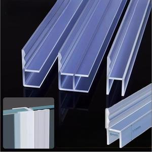 실리콘 유리 도어 씰링 스트립 6 12mm 목욕 샤워 룸 물 유지 드래프트 창 발코니 갭 실러