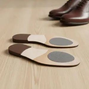[RIZPICK]남성 구두 밑창 미끄럼방지 패드 회색 65x85 2P 신발 바닥 보강재
