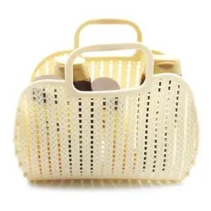 장바구니 휴대용 목욕바구니 베이지
