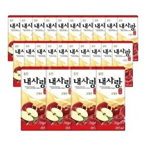 [음료센타]웅진 내사랑 사과드링크185ml 24팩