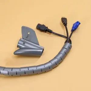 ( )5m 스피드 전선정리 스네이크 커버 32mm 매직케이블