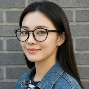 MUST IT_ 안경테 TF5294 001 수지 안경 라운드 뿔테 명품 패션