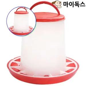 쌍문상회 닭모이통 닭물통 병아리 자동 사료통 1.5kg