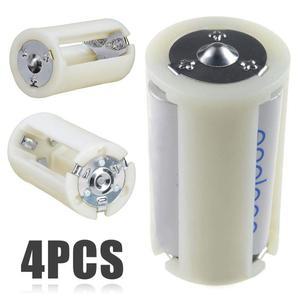 4pcs AA To D 배터리 상자 3x 어댑터 변환기 홀더 보관 용 스위처 케이스