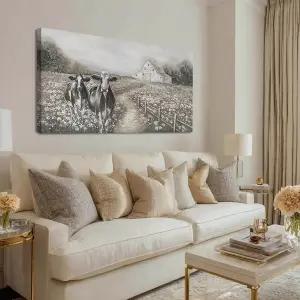 레버업 동물 벽 그림 침실 사무실 주방 자연 예술 작품을 위한 봄 장식 20x40 인치 꽃