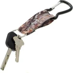 헤비 듀티 카라비너 클립 아웃도어 패턴이 있는 앱 카모 열쇠고리