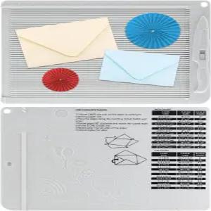 가우엔 미니 스코어보드 및 본 폴더 세트 6.42 x 8.5 인치 종이 공예용 다목적 봉투 만들기 카드 정밀 사진