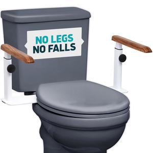 노인용 런더그 화장실 안전 레일 - 간편한 설치 및 매우 견고한 그립 바 암 부피가 없고 우아한 핸디캡 프레임 노인, 장애인 또는 이동성 문제를 위한 시트 핸들