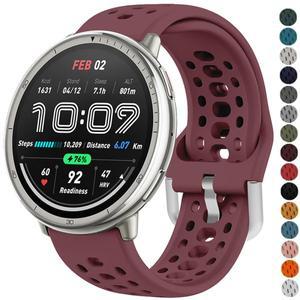 Amazfit Active 2 BIP3/3 Pro GTS2/2e/2 Mini 호환/3/4 GTR 미니 20mm 스포츠  시계 스트랩 용 팔찌