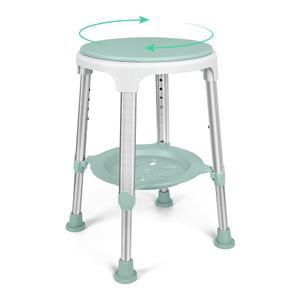 내부 샤워를 위한 샤워 의자, FSA/HSA 적격 회전 의자 350파운드, 조절 가능한 욕조 및 노인, 목욕 장애 장애인을 수납 트레이가 있는 욕실