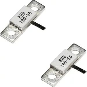 LJJDSLYU 2pcs New 100w 50옴 더미 로드 RF 전력 저항 주파수 DC~5GHz