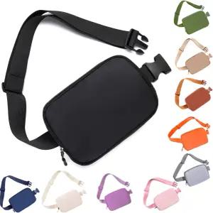 벨트 백 패니 팩 여성용 크로스바디 에브리웨어 블랙