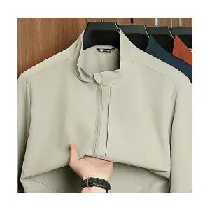 아이언하트 남성 남친 잠바 야상사파리 긴팔 야상 점퍼 가을 일반 커플 솔리드 차이나 캐주얼 트레이닝 KKE