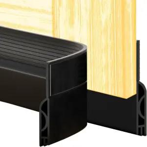 문 아래쪽을 위한 지비안 도어 드래프트 스토퍼 풍화 제거 씰 갭 차단기 소음 냉기 단열재 외부 인테리어용