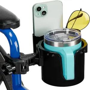 조이투투스 휠체어 컵 홀더 2-in-1 워커 4.72인치 소형 보관함 손잡이가 달린 병용 음료 적합 롤레이터