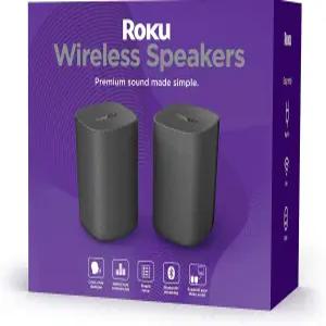 Roku 무선 스피커 - 2개 세트 1팩 TV 스트림바 및 프로와 호환 SE는 않음